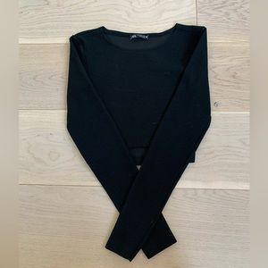 ZARA- Black long sleeve, Size:S